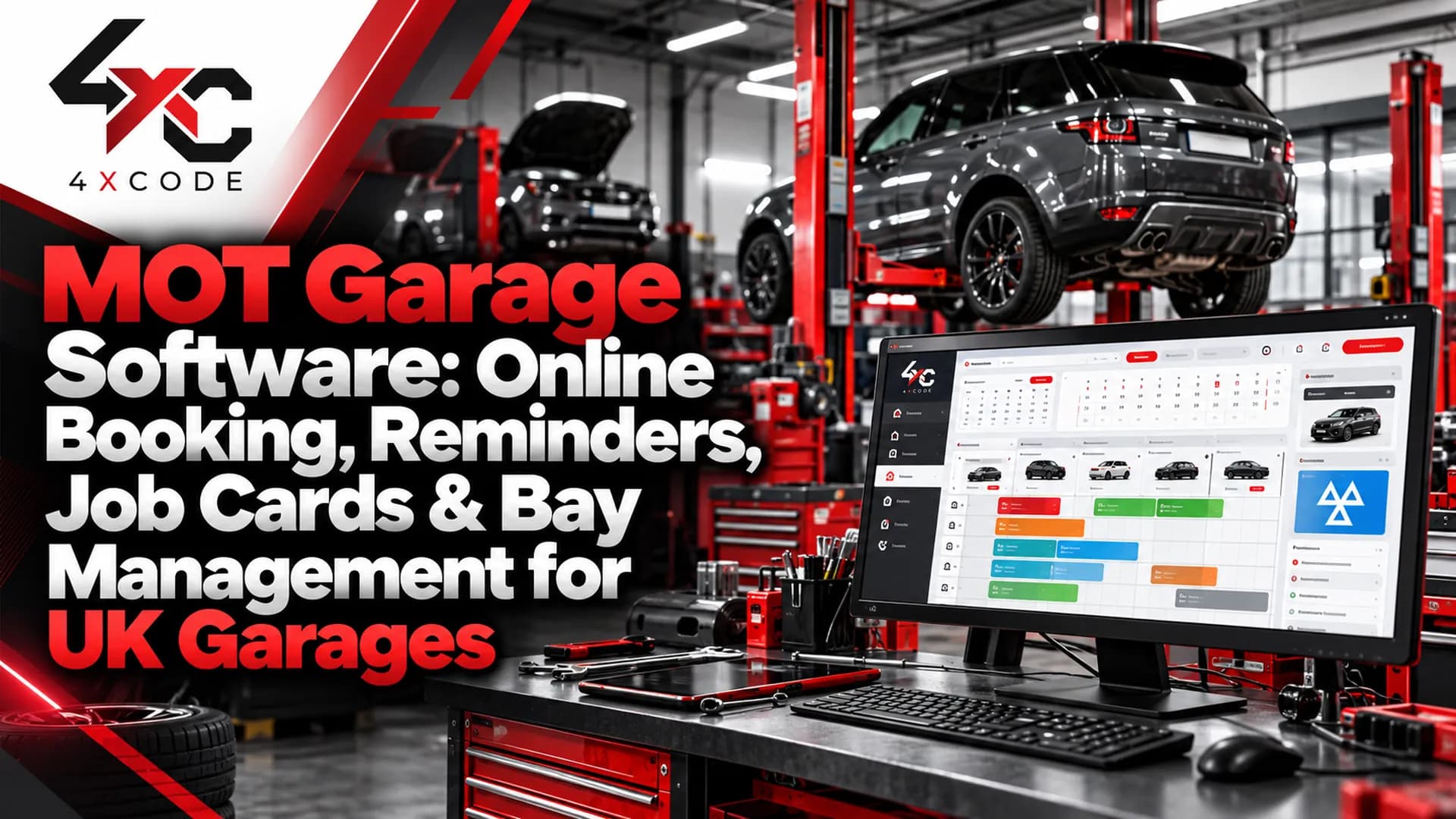 MOT Garage Software: Online Booking, Reminders, Job Cards & Bay Management for UK Garages