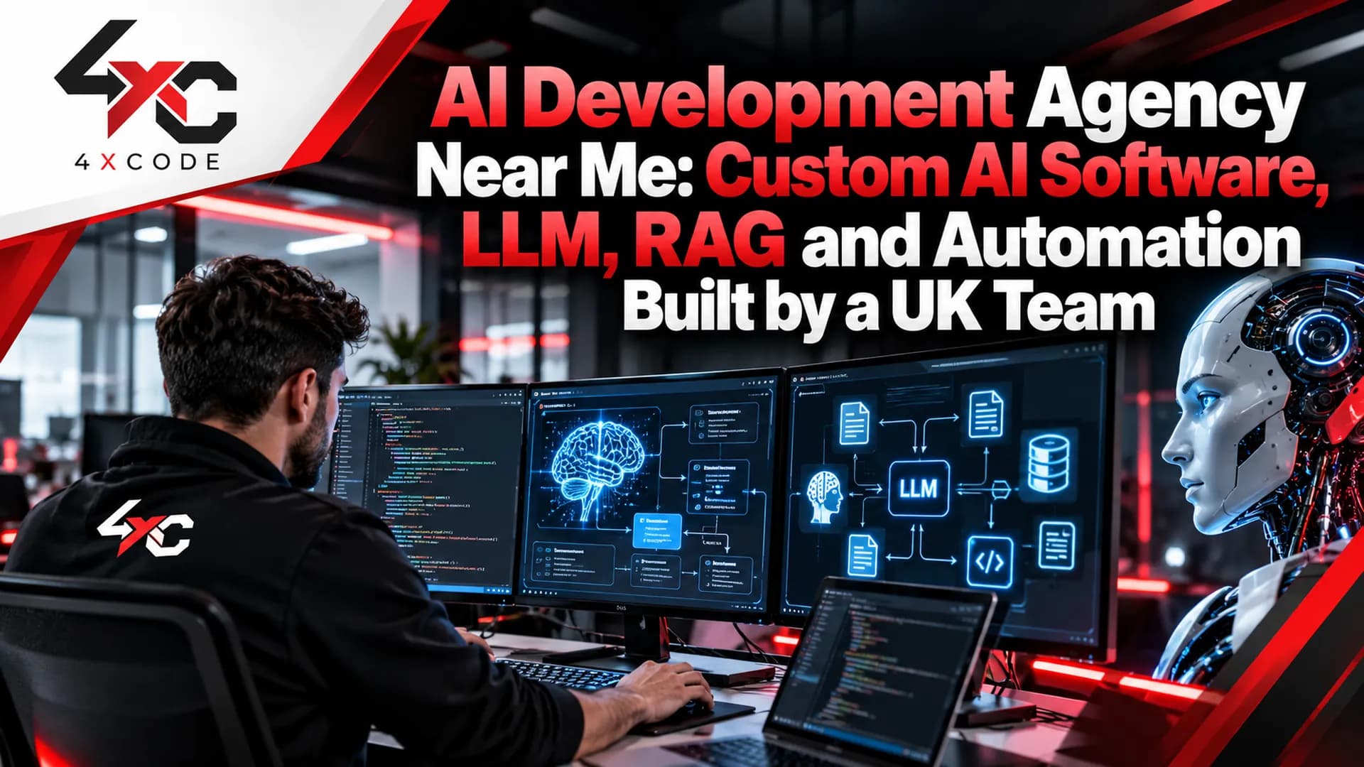 AI Development Agency Near Me: Custom AI Software, LLM, RAG and Automation Built by a UK Team