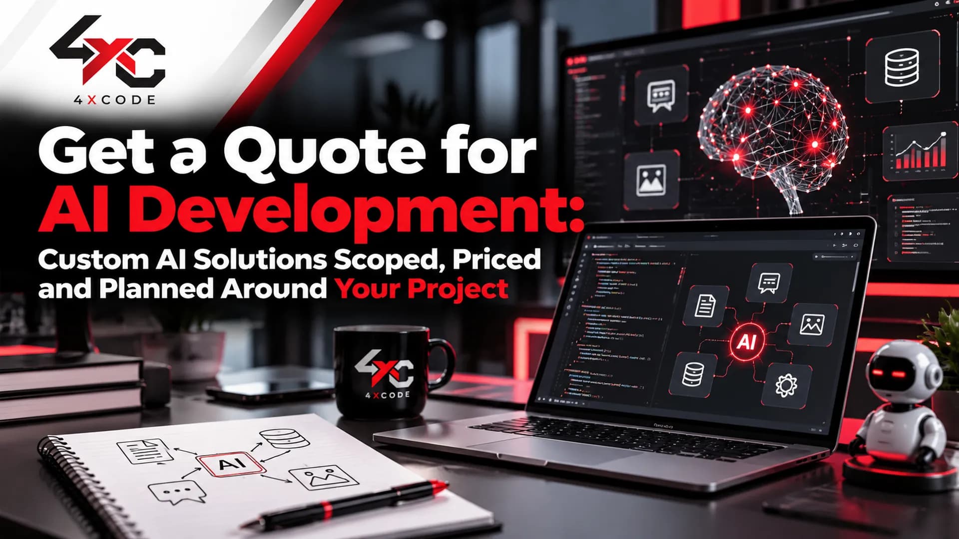 Get a Quote for AI Development: Custom AI Solutions Scoped, Priced and Planned Around Your Project
